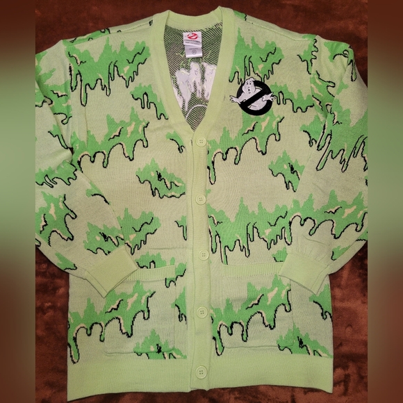 Her Universe Ghostbusters Slimer Cardigan - Picture 1 of 6
